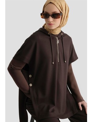 Armine Modal Örme Takım Acı Kahve