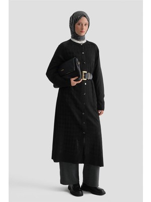 Armine Triko Ceket 25KD5096 Siyah