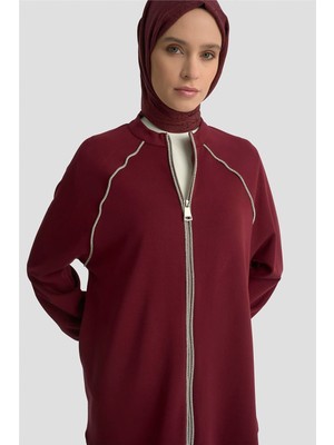 Armine Biyeli Örme Takım 25KD1176 Bordo