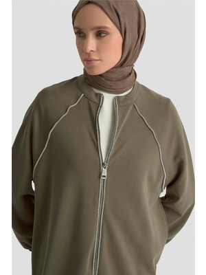 Armine Biyeli Örme Takım 25KD1176 Haki