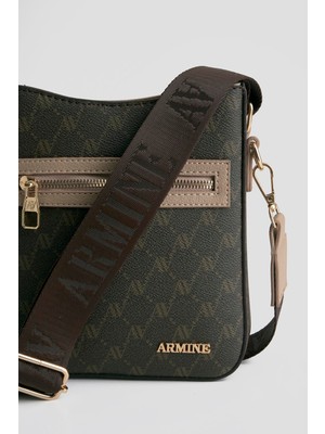 Armine Çanta Noktalı 25YD7423 Kahverengi