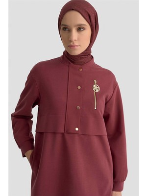 Armine Takım 25KT1661 Bordo