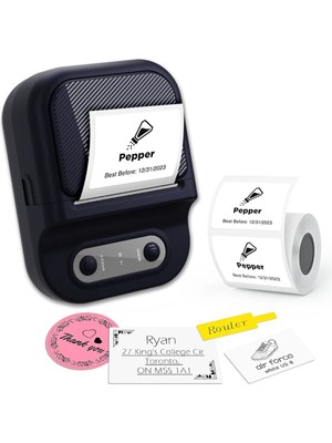 Marsilyan  P2 Kablosuz Etiket Yazıcı - Siyah