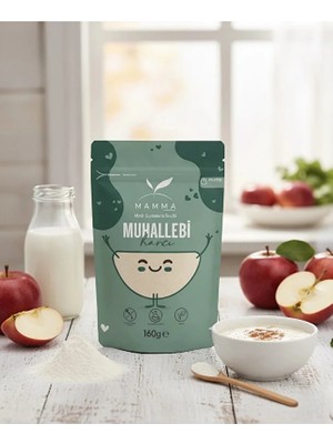 Mamma Emada Siyez Unlu Elmalı Muhallebi Harcı (+6Ay)