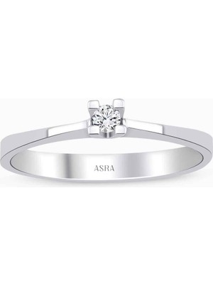 Asra Pırlanta Asra Pırlantaf Color 0.05 Karat Atlas Pırlanta Tektaş Yüzük