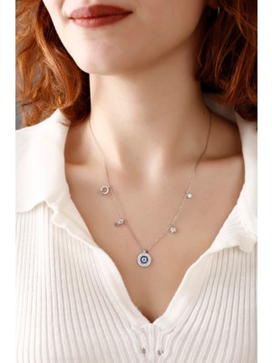 Normadia 925 Ayar Gümüş Şans Kolye, Zarif ve Şık Takı Hediye Seçeneği