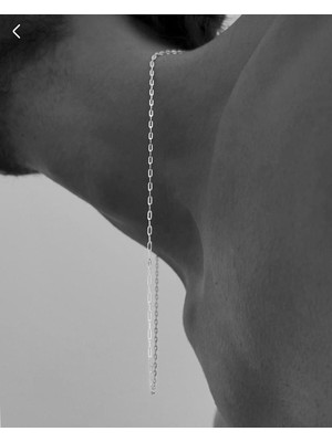 Normadia 925 Ayar Gümüş Old Money Ataç Zincir, Italya'dan Şıklık ve Zarafet