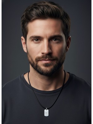 Normadia Gümüş Denizci Dümeni Erkek Kolye, Şık ve Dayanıklı Takı