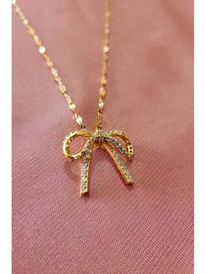 Normadia Şık 316L Paslanmaz Çelik Gold Kolye, Zarif ve Premium Kadın Takısı