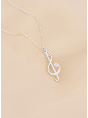 Normadia Elif Vav Kolye, 925 Ayar Gümüş, Zarif ve Şık Takı Hediye