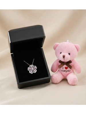 Normadia 925 Ayar Gümüş Işıklı Nergis Çiçeği Kolye, Şık ve Zarif Tasarım