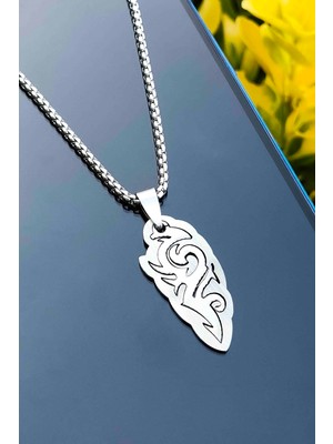 Normadia Ejderha Desenli Parlak Çelik Takı, Şık ve Modern Tasarım