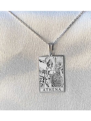 Normadia 925 Ayar Gümüş Athena Kolye, Şıklık ve Zarafet Için Özel Tasarım
