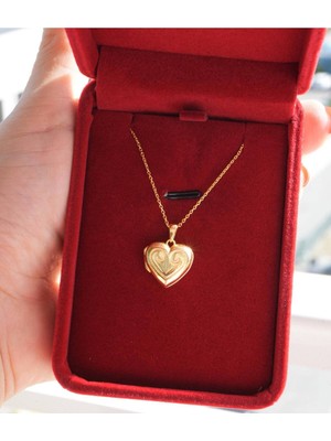 Normadia Şık 925 Ayar Kapaklı Açılır Kapanır Kolye, Zarif Takı Tasarımı