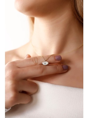 Normadia 925 Ayar Gümüş Firuze Taşlı Kolye, Şık ve Zarif Tasarım