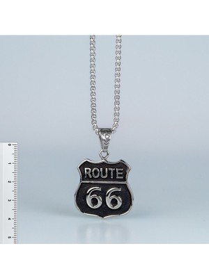 Normadia Şık Unisex Yolculuk Temalı 316L Paslanmaz Çelik Kolye, Dayanıklı Zincir