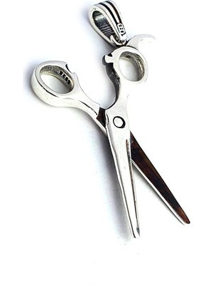 Normadia 925 Ayar Gümüş Makas Kolye Ucu, Şık ve Kullanışlı Tasarım