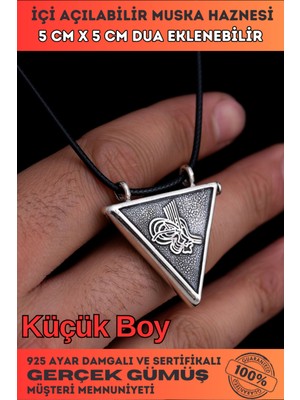 Normadia El Yapımı Gümüş Cevşen Muska Haznesi, Şık ve Kullanışlı Küçük Boy