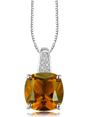 Normadia Zultanit Taşlı Kadın Gümüş Kolye, Şık ve Zarif Takı Şıklığı