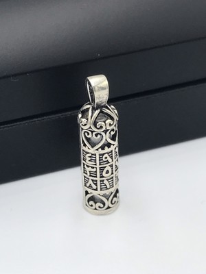 Normadia 925 Ayar Gümüş Ebced Hesap Cevşen Kolye Ucu OJO00211