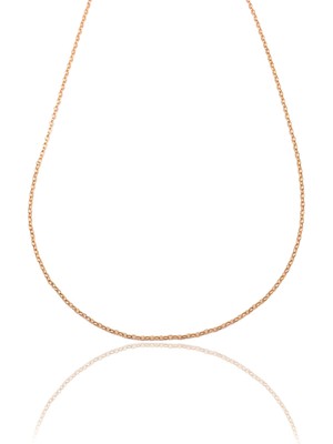 Normadia 925 Ayar Saf Gümüş Rose Hayalet Zincir, Şık ve Zarif Takı Parçası