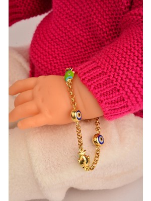 CEBECİ Cebeci 14 Ayar Çocuk Balık Altın Bileklik