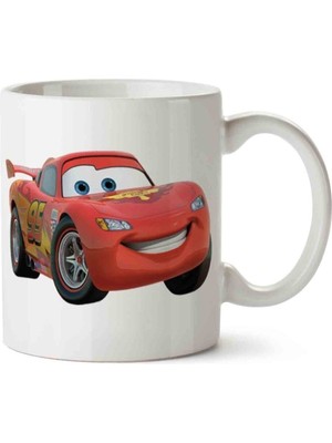 Şık ve Dayanıklı Porselen Kupa, Araba Temalı Tasarım, Ideal Hediye Seçeneği