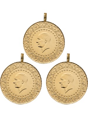 Ziynet 3'lü Yarım Altın Paketi Eski Tarihli (Kulplu)