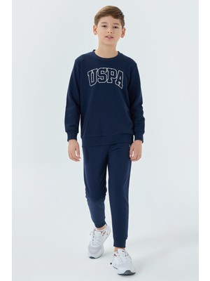 U.S. Polo Assn. U.S. Polo Assn Erkek Çocuk Lacivert Eşofman Takımı US1583-C-V2