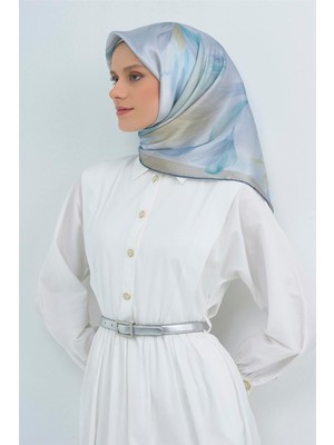 Armine Saf Ipek Sura Eşarp 9519D 03