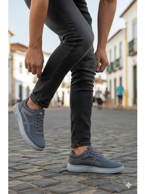 Fort 2308 Dks Keten Rahat Hafif Sneaker Erkek Ayakkabı