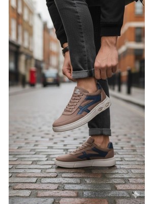 Fort 2308 Dks Keten Rahat Hafif Sneaker Erkek Ayakkabı