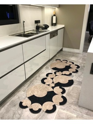 Doğuş Peluş Halı Doğuş Asimetrik Kesim S Model Dijital Baskılı Halı