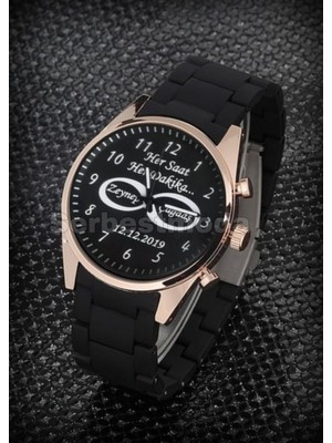 Erkek Kol Saati Babalar Günü Hediyesi Erkek Saat Sevgiliye Hediye Kişiye Özel Isimli Saat Doğum Günü Hediyesi