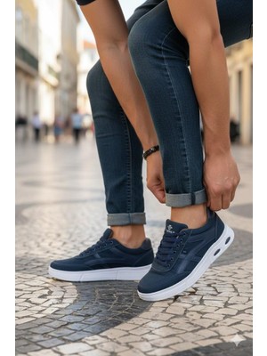 Fort 2308 Dks Keten Rahat Hafif Sneaker Erkek Ayakkabı