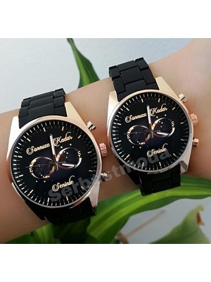 Sevgili Saatleri Kişiye Özel Harf Yazılı Baskılı Erkek Bayan Kol Saati Sevgililer Günü Hediyesi Sevgiliye Hediye Saat Kombini Doğum Günü Hediyesi