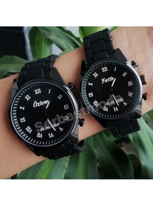 Sevgiliye Hediye Kişiye Özel Isimli Kol Saati Sevgili Saatleri Çift Saatleri Kadın Saat Erkek Saat Tasarım Saat Sevgililer Günü Hediyesi