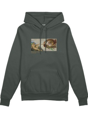 The Lucid Lab The Creation Oversize Hoodie - Antrasit