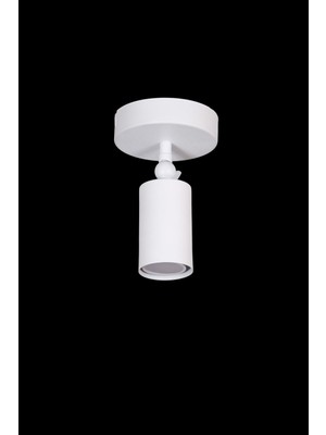 Modern Beyaz Spot Ledli Tekli Avize, Cafe ve Mutfak Için Şık Aydınlatma