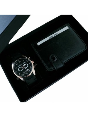 Erkek Kol Saati ve Kartlık Hediye Seti Sevgiliye Hediye Doğum Günü Yıl Dönümü Babalar Günü Hediyesi Erkeğe Hediye