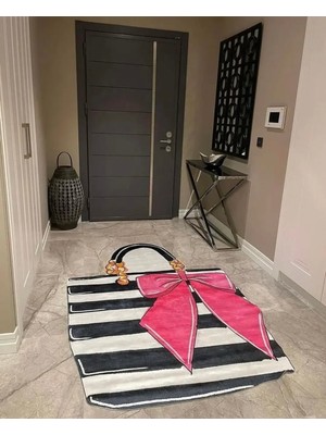 Doğuş Peluş Halı Doğuş Asimetrik Kesim Çanta Dijital Baskılı Halı