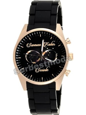 Erkek Kol Saati Sevgiliye Hediye Erkek Saat Yıl Dönümü Doğum Günü Hediyeleri Sonsuzluk Temalı Kişiye Özel Saat Sevgililer Günü Hediyesi Erkeğe Hediye Saat Kombin