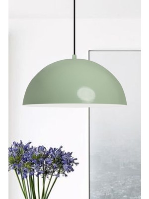 Yeşil Mint Avize, Tekli Sarkıt, Salon, Mutfak, Dekoratif Aydınlatma