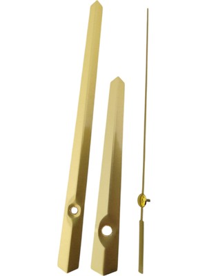 UltraMint Altın Renk Akrep Yelkovan Saniye Seti, Şık ve Dayanıklı Saat Kuleleri