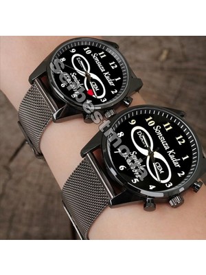 Sevgiliye Hediye Kişiye Özel Isimli Kol Saati Sevgili Saatleri Çift Saatleri Saat Kombini  Doğum Günü Hediyesi Çift Saat Kombini