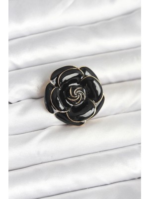 Luord Ticaret Bfs Siyah Gül Model Broş