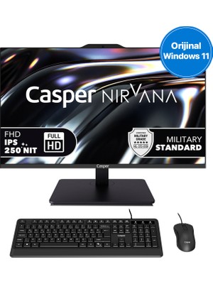 Casper Nirvana A80.1342-DV00A-V-S Intel Core I5-13420H 32GB Ram 480GB Nvme SSD Windows 11 Home Monitör Pc (All-In-One)