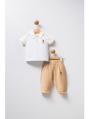 U.S. Polo Assn. U.S. Polo Assn Erkek Bebek Krem Takım