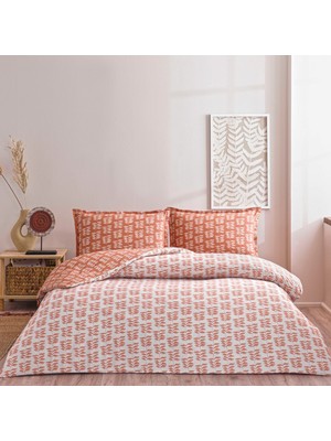 Taç Lorien Seç&ser Tek Kişilik Nevresim Takımı Turuncu