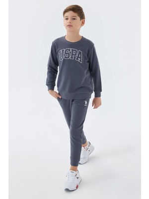 U.S. Polo Assn. U.S. Polo Assn Erkek Çocuk Antrasit Eşofman Takımı US1583-C-V3